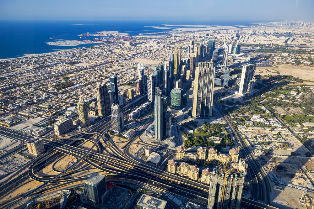 Image of Aerial view of Dubai