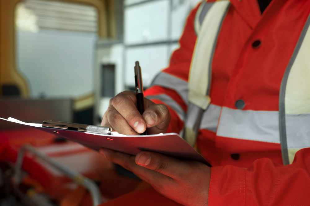 Image of a fire and rescue management worker