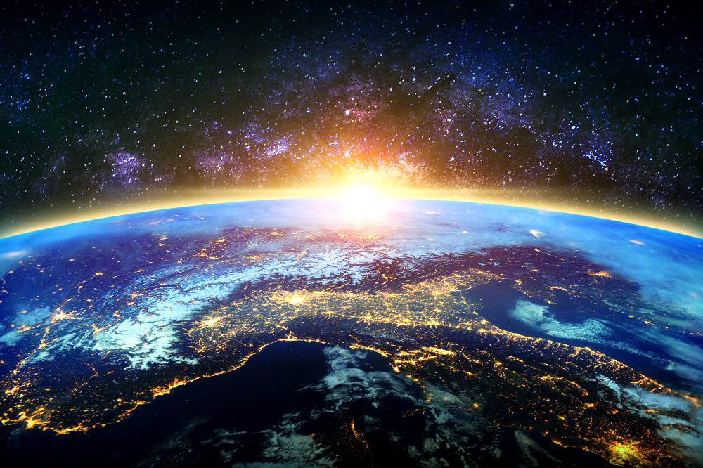 Image of earth to depict natural sciences degree. 