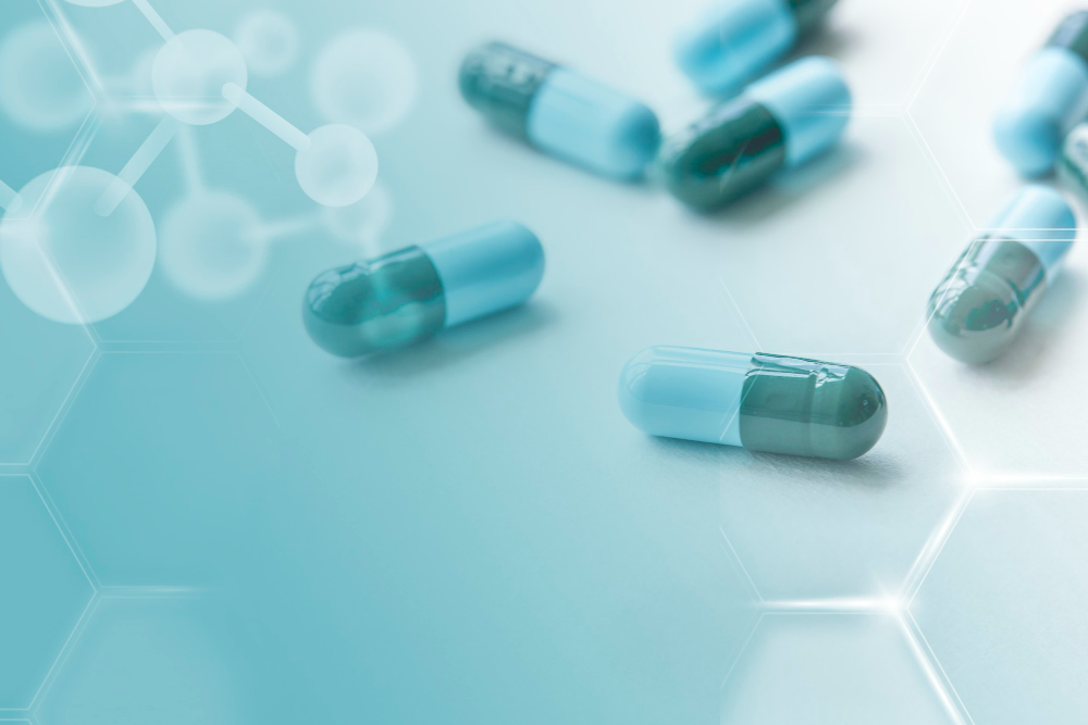 Image of Pharmacologist testing medicines. 