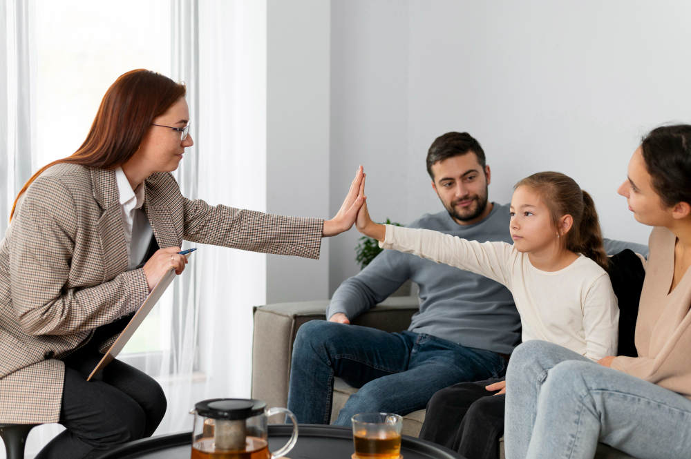 Image of people having counselling.