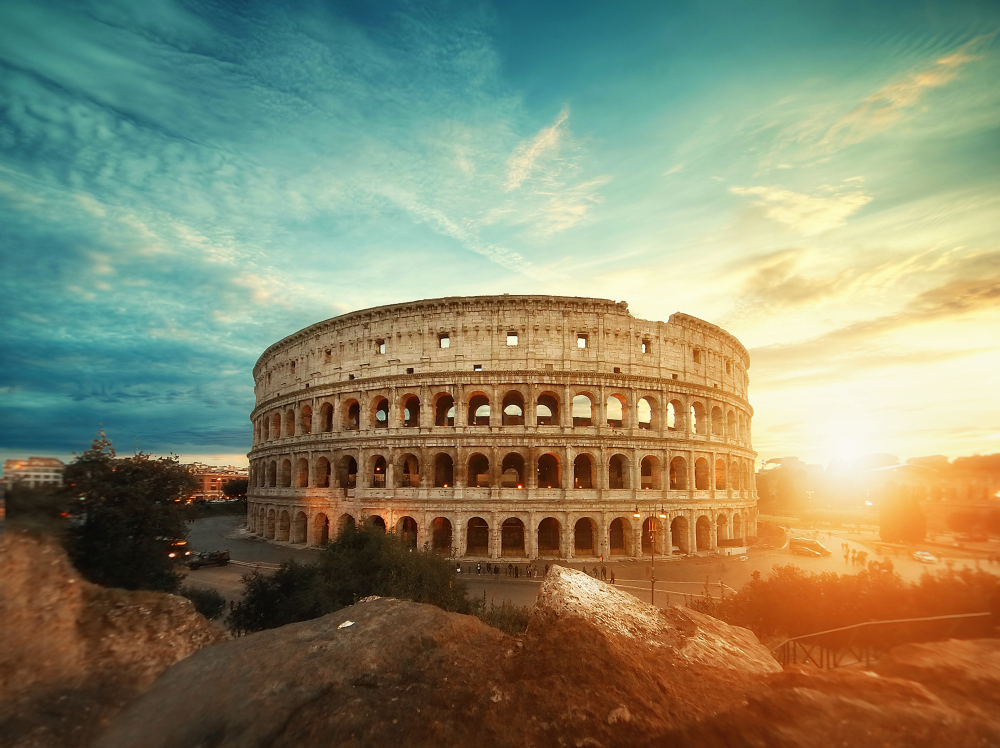Roman Colosseum amphitheater